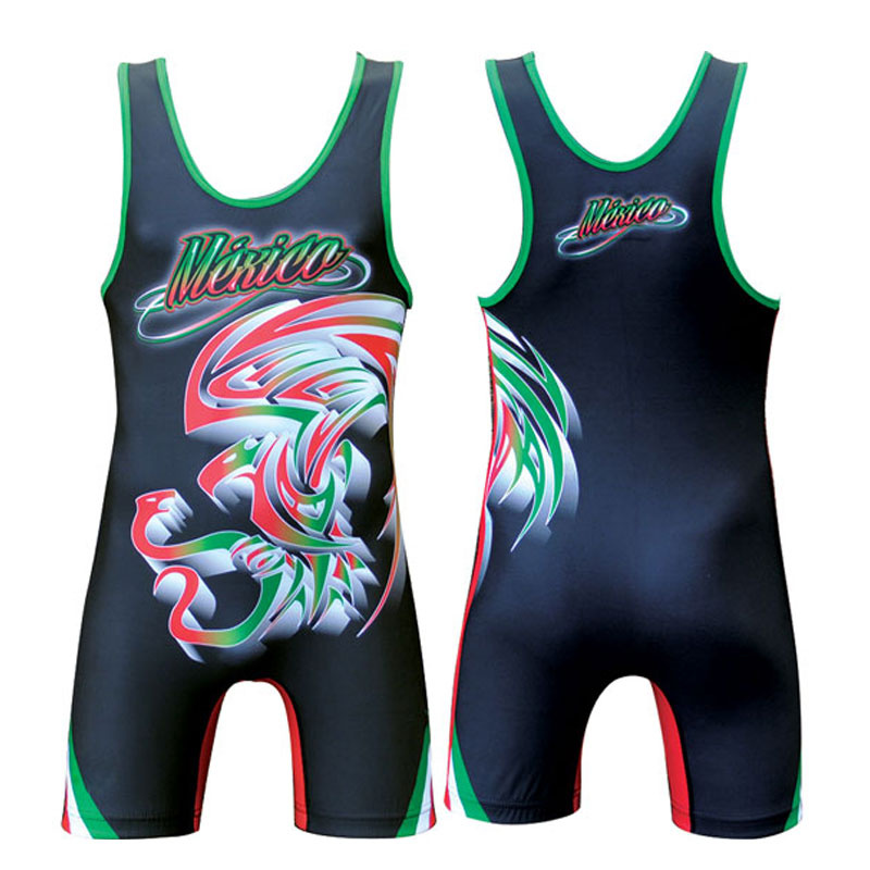 Custom Dye Sublimated Wrestling Shirts with Your Own Design