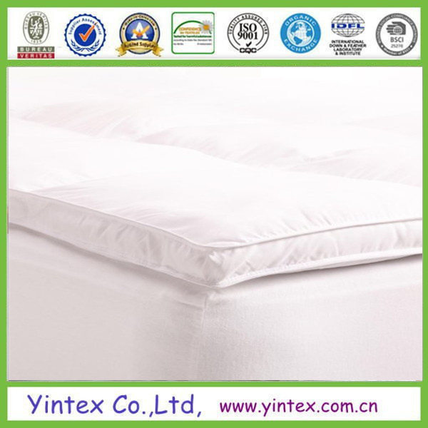 Top Quality Soft White Duck Feather Mattress Topper