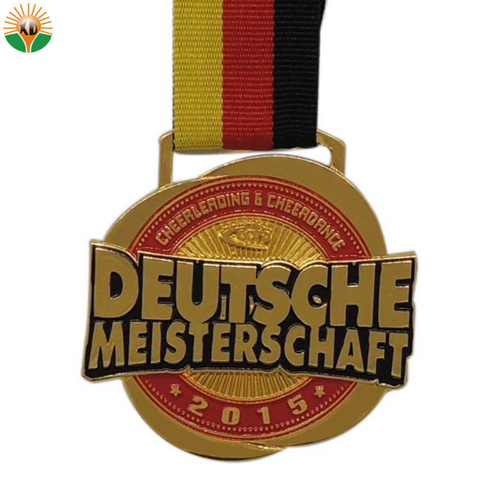 Custom Marathon Sport Medal with Ribbon