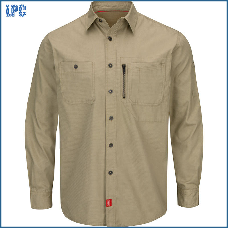 Anti Wrinkle Blouse Work Uniform for Maintenance Man