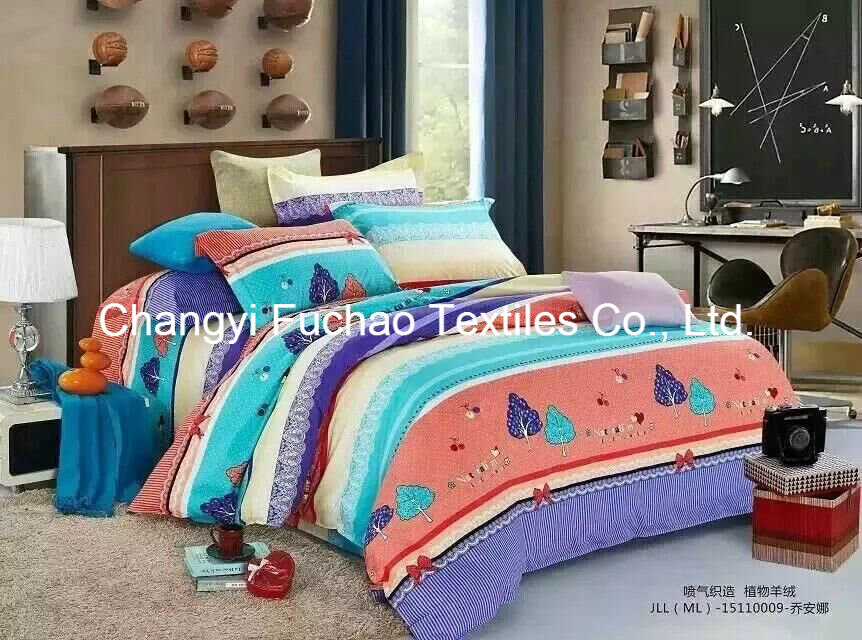 Technology Poly+Cotton Bedding Set with Low Price