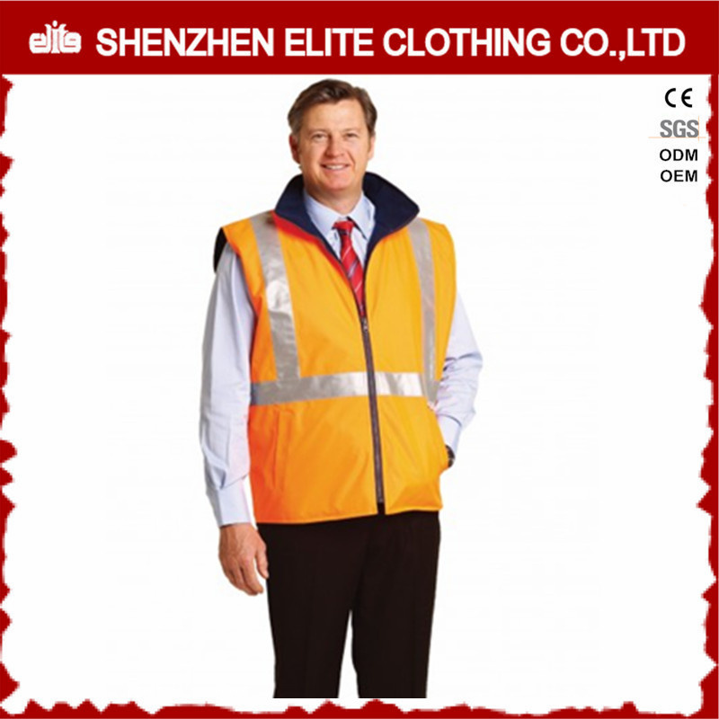 3m Reflective Workwear Winter Sleeveless Work Jackets for Men