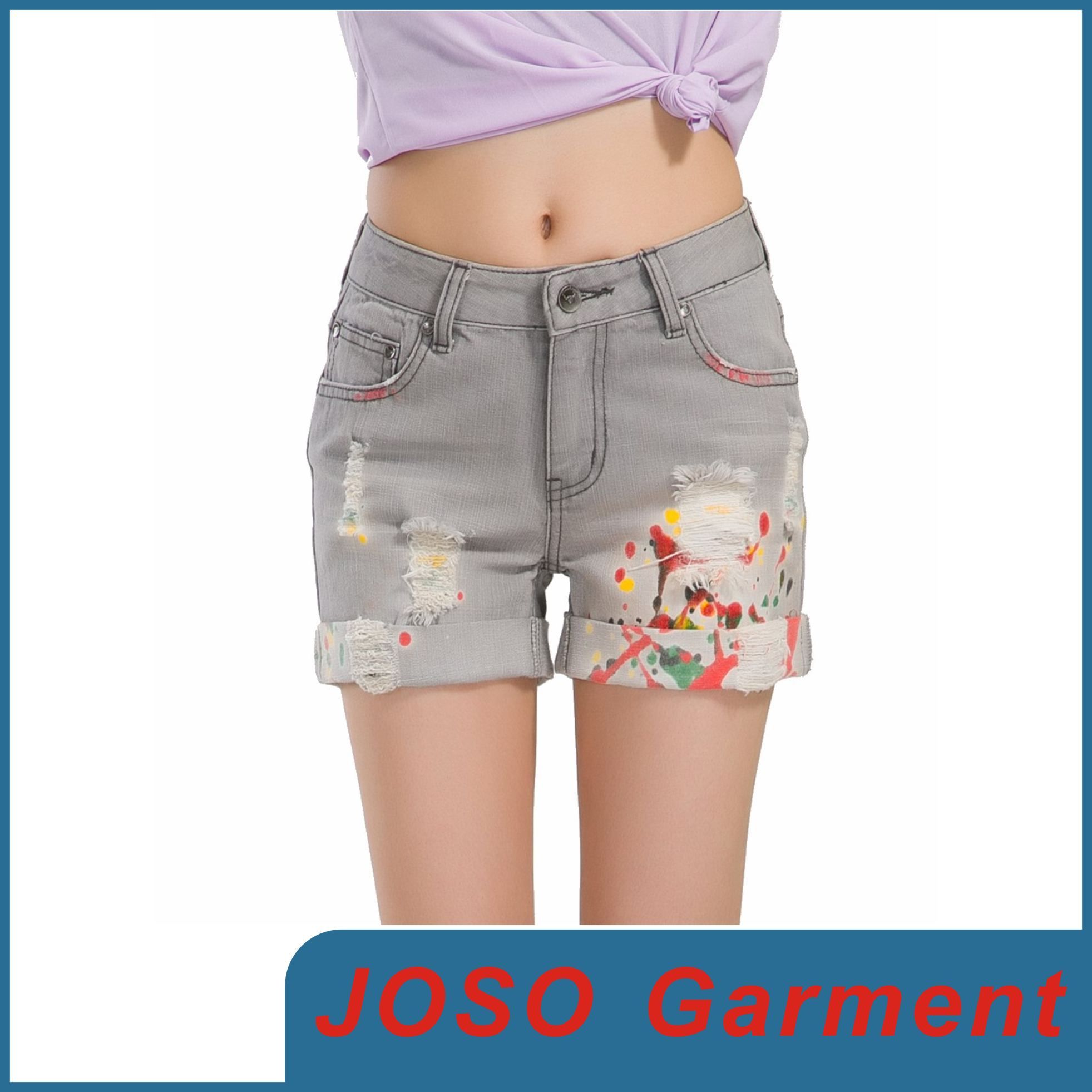 Lady Destroy Denim Shorts (JC6001)