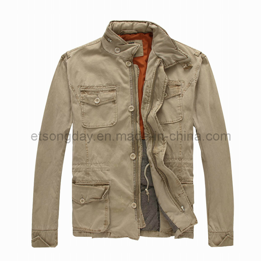Khkai 100% Cotton Men's Padding Outwear Jacket (TTU007)