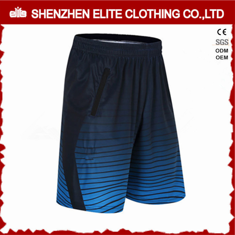 High Quality Sublimation Striped Soccer Shorts (ELTSSI-10)