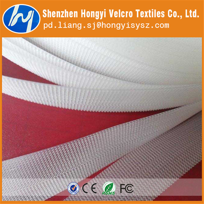 Nylon Soft Ultrathin White Injection Hook Fastener Tape