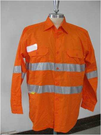 White Reflect Orange Uniform Long Sleeve