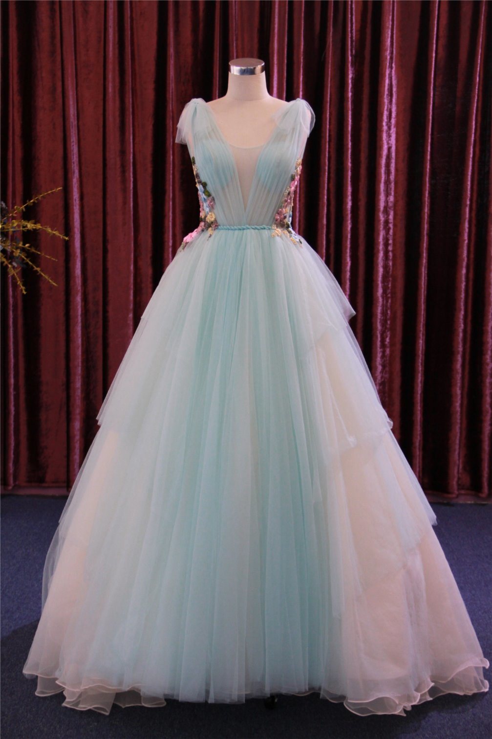 Green Prom Evening Party Gowns