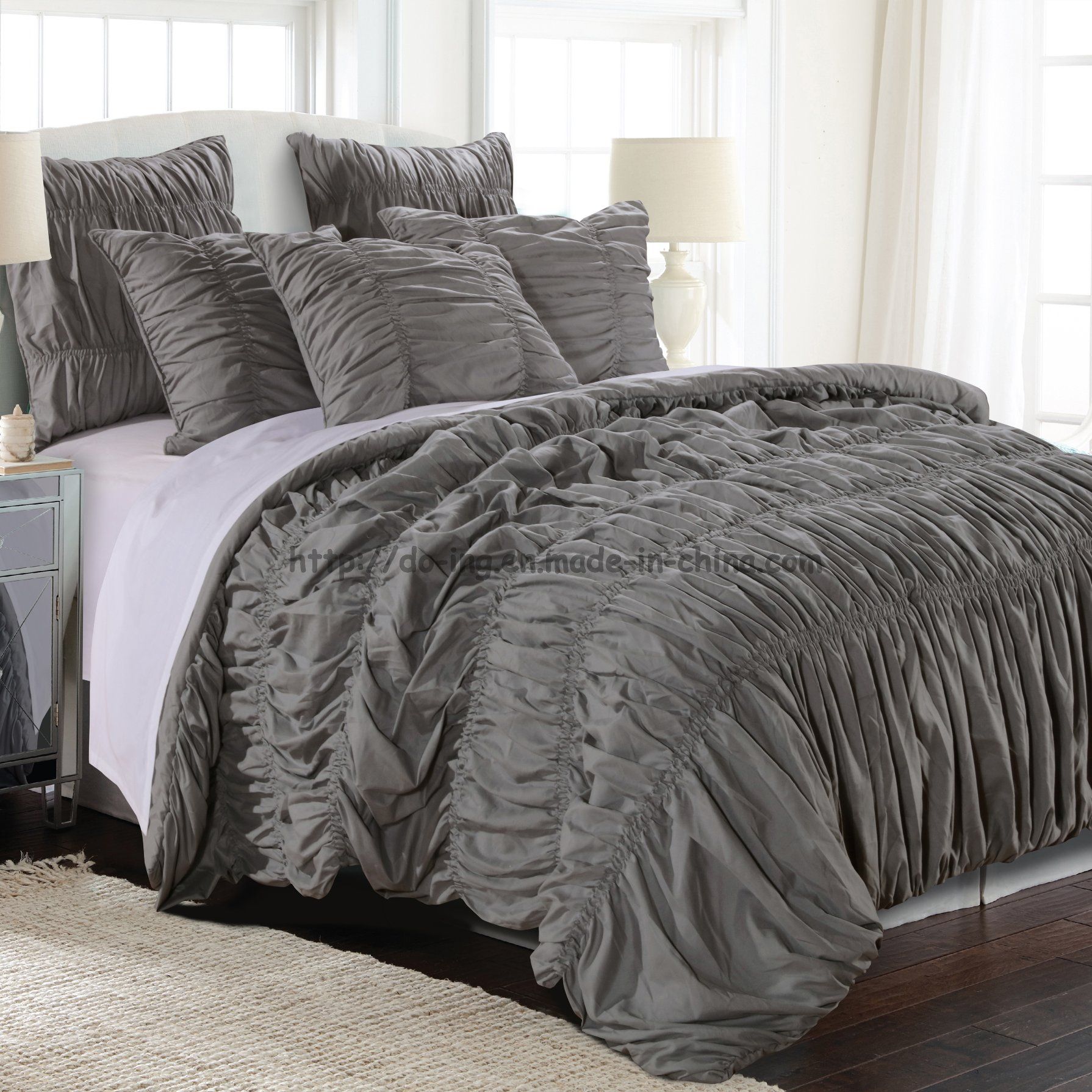 Microfiber Comforter in Grey (DO6075)