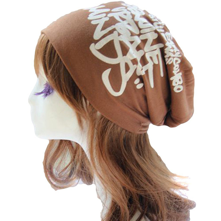 Jersey Slouchy Cotton Beanie Basic Skull Cap Hat Baggy Hat