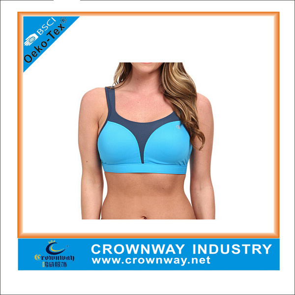 Custom Comfort Flattering Sex Bra with Semi-Compression Mesh Fabric