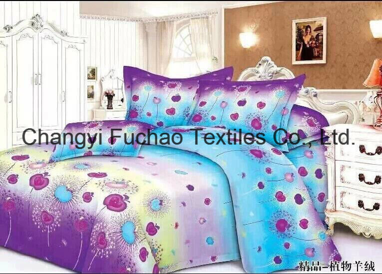 Poly-Cotton All Size High Quality Lace Home Textile Bedding Set