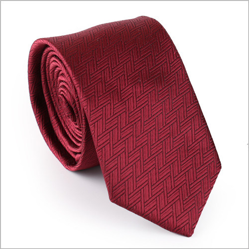 New Design Polyester Woven Necktie (858-7)