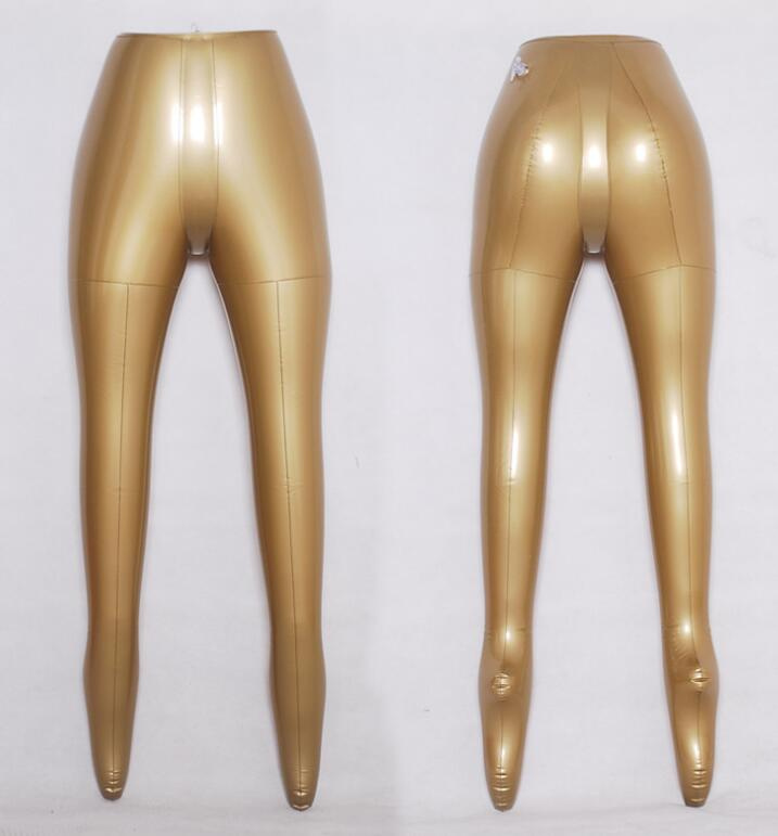 Custom Inflatable Plastic Window Display Leg Model Dummy Mannequin