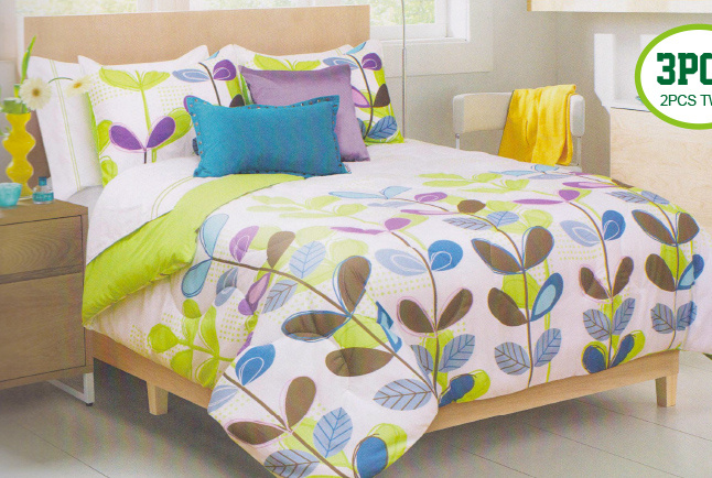 Bedding Home Printed Microfiber Comforter Set C