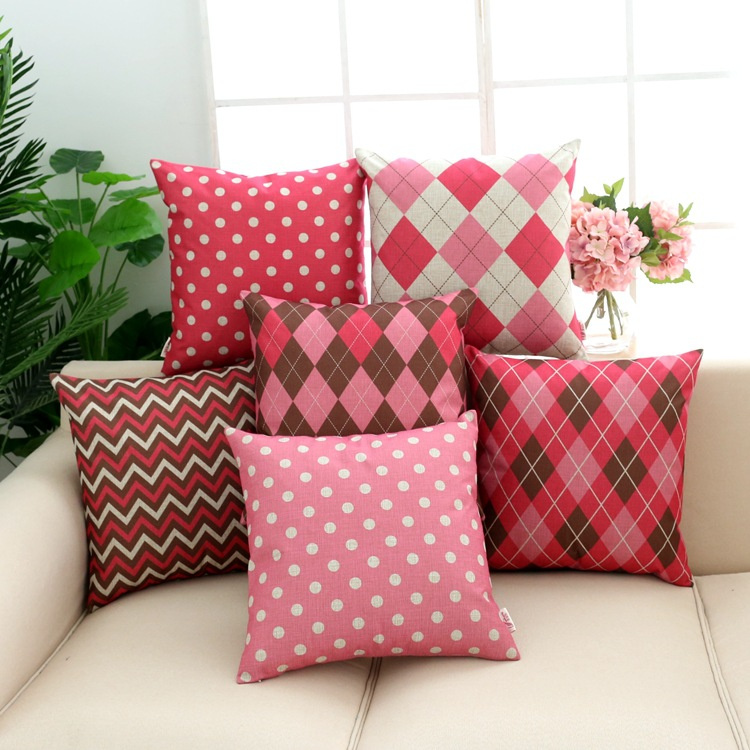 Geometry Digital Printed Cushion Pillow (LC-328)