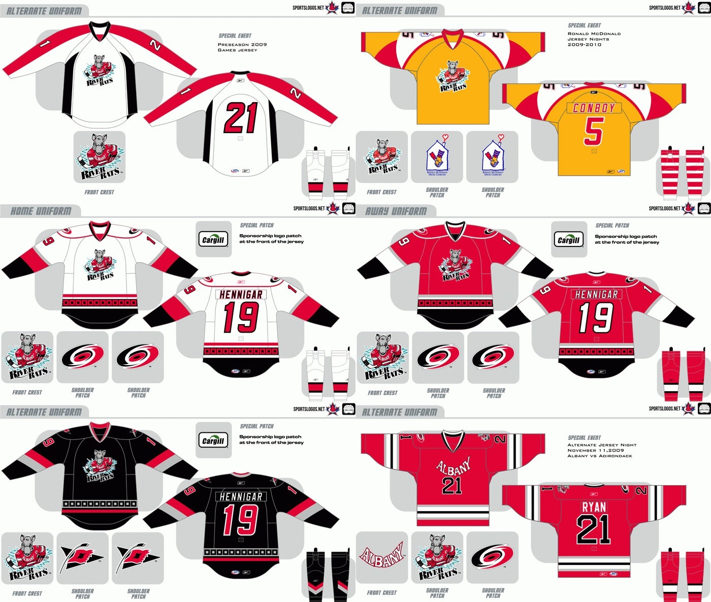 Customized American Hockey League Albany River Rats Hockey Jersey