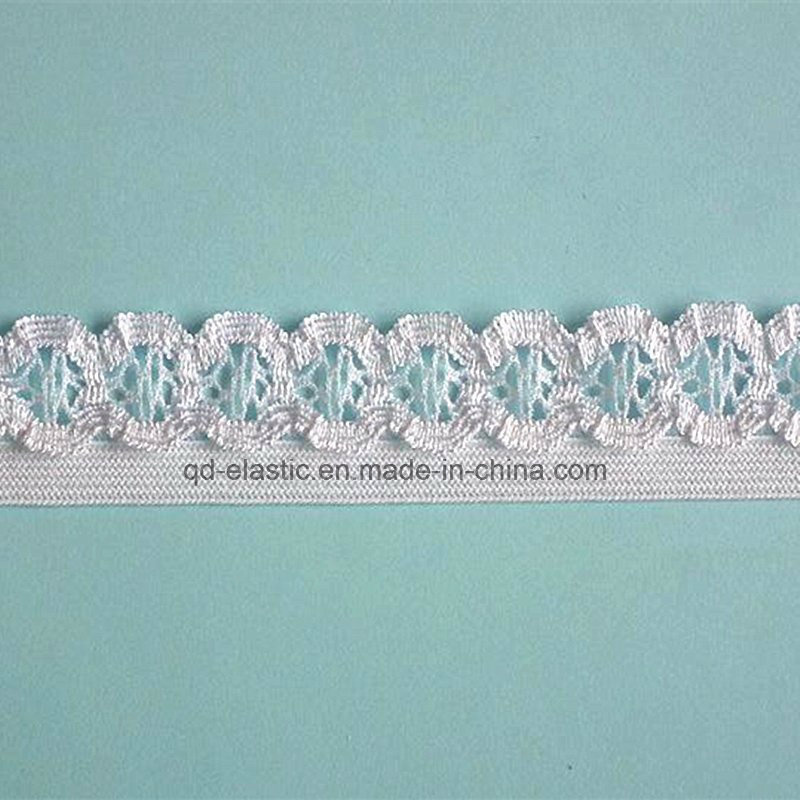 20mm Large Picot Edge Good Stretch Custom Color Knitted Elastic