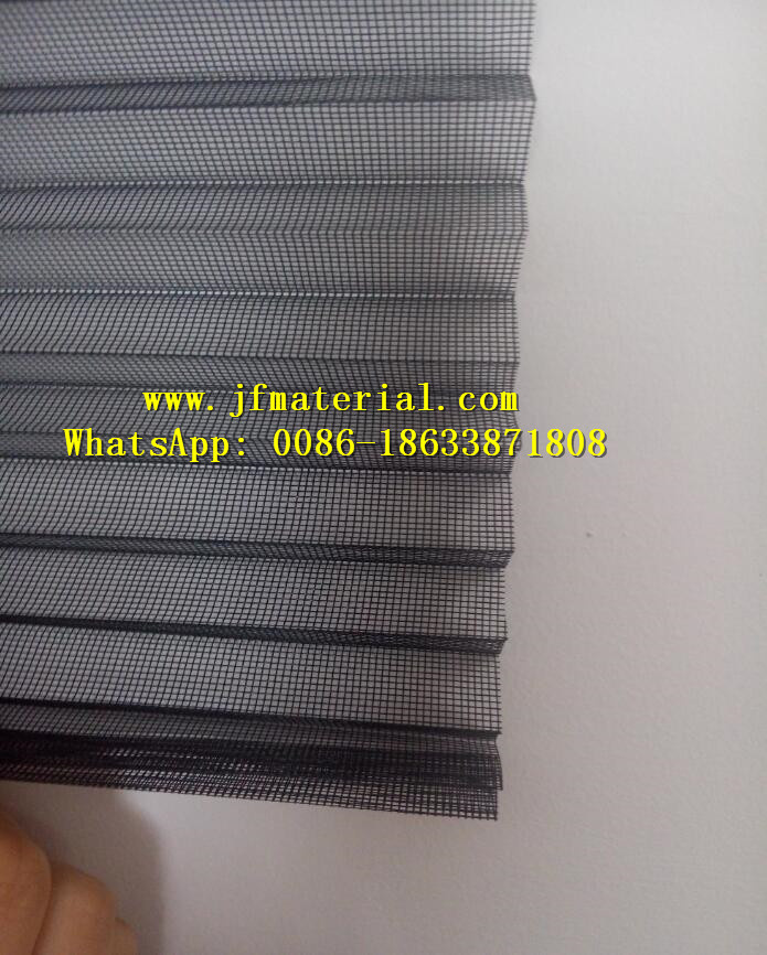 Black Color Plisse Insect Screen with Reach Certificatin