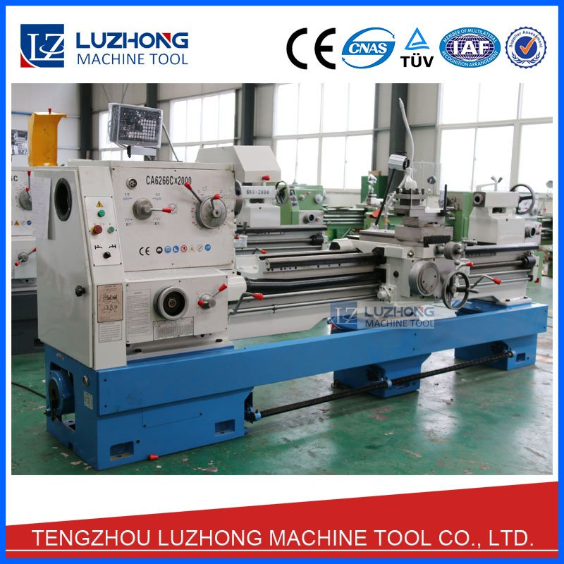 Universal Low Cost CA6166 CA6266 Gap Bed Lathe Machine