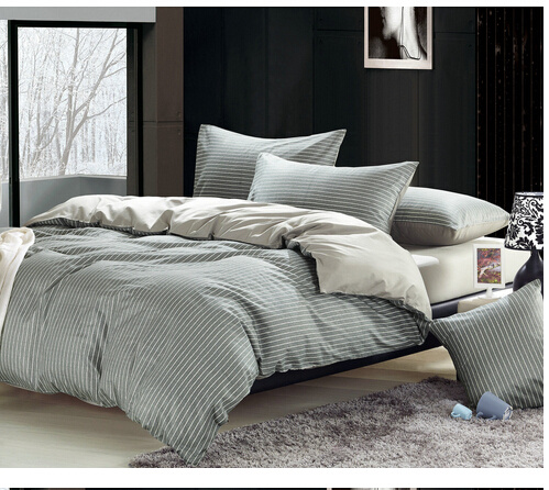 100%Cotton Simple Style Bedding Set Sheet (T47)
