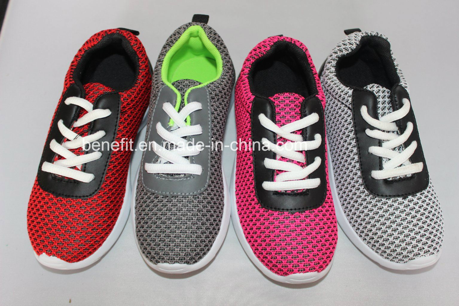 Polyester Upper and PVC Sole, Casual Shoes