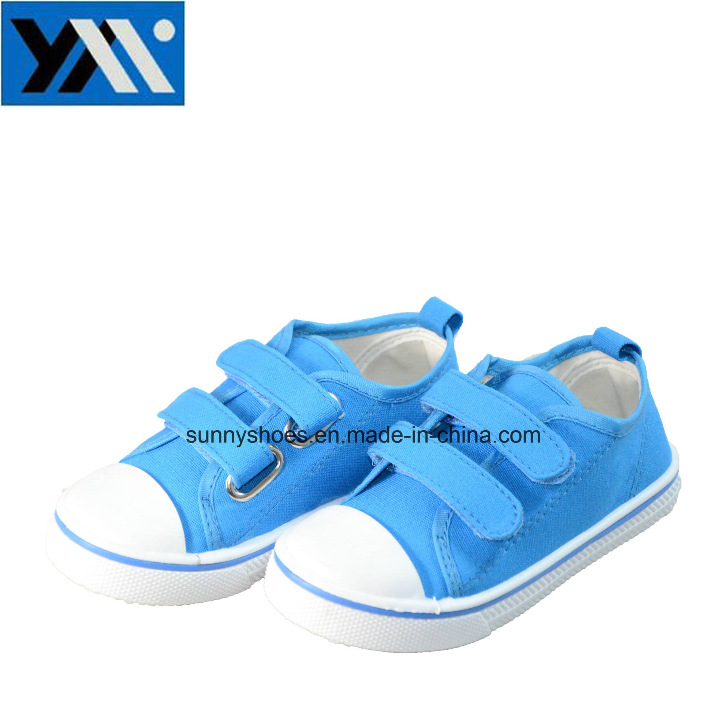 New Design Casual Shoes PVC Injection Children's Canvas Shoes