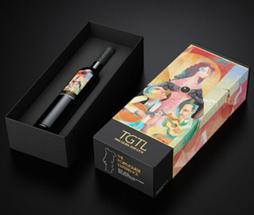 Wholesale Grape Wine Packing Box with Sleeve (GB-027)