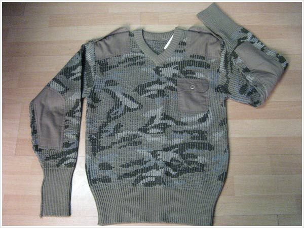 High Quality Army Camo Sweater
