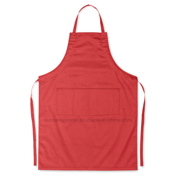 Adjustable Kitchen Apron with 2 Front Pockets