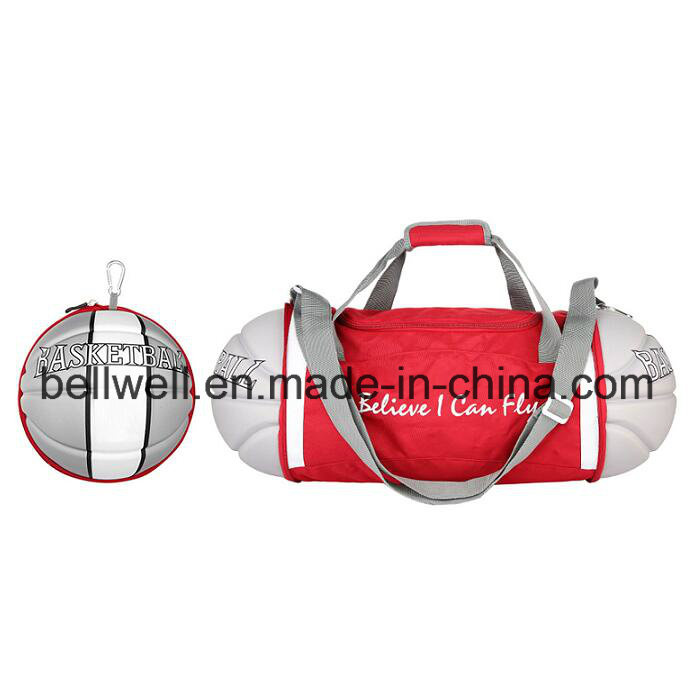 Folding Travel Bag with Basketball Shape