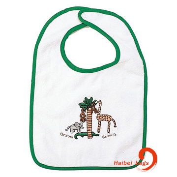 Customized Cotton Interlock Baby Bib (HBBA-1)