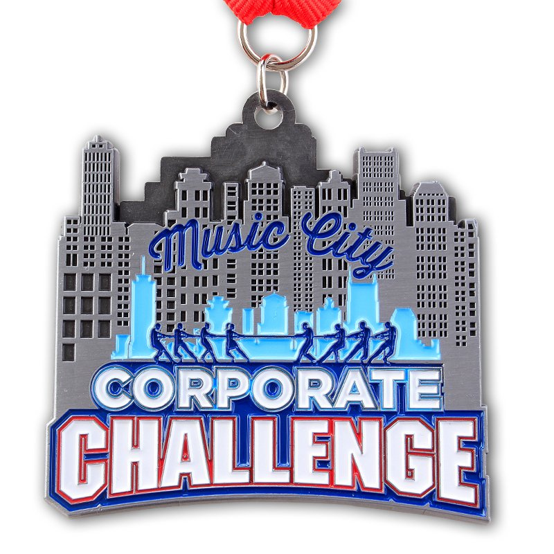 Promotion Metal Custom Silver Medal No Minimum Order