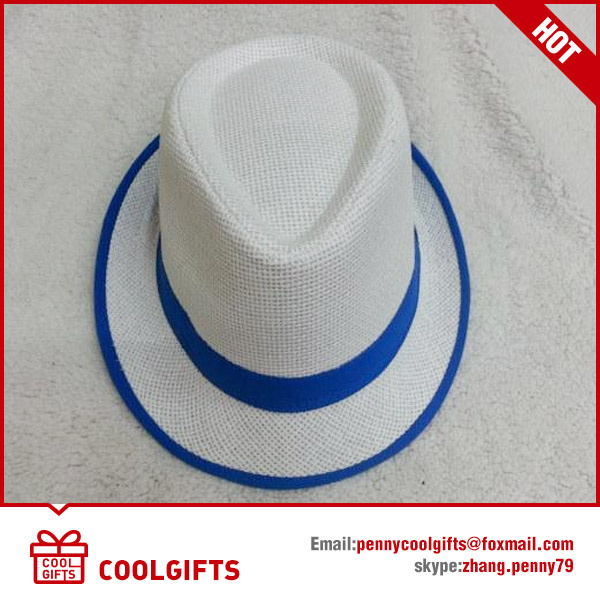 Trilby Basic Paper Straw Hat with Colorful Style (CG200)