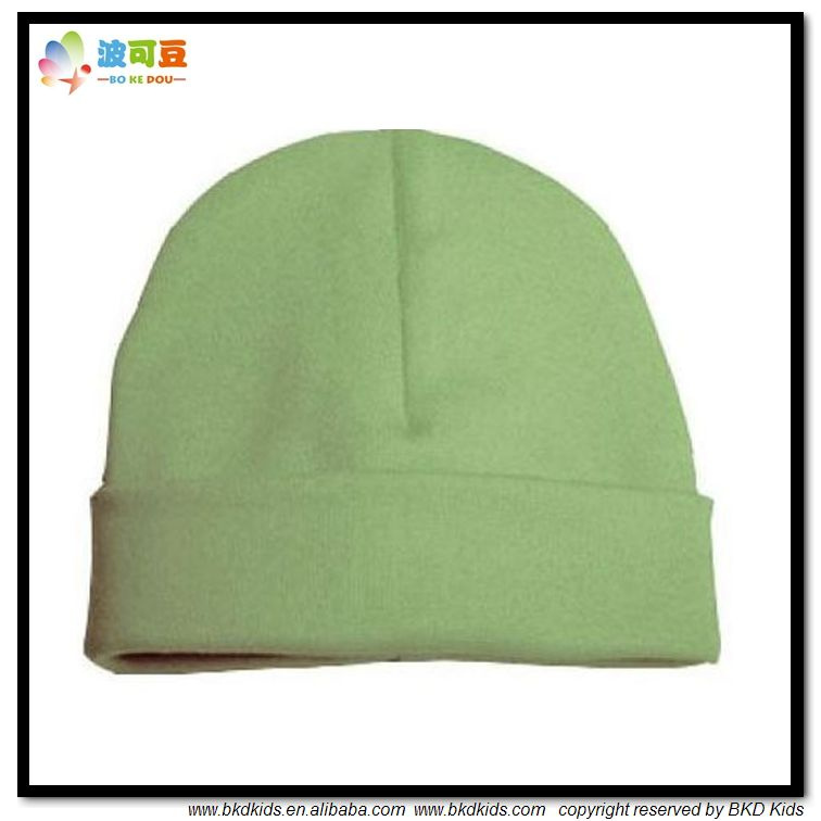 Green Baby Accossory Custom Size Infants Beanie