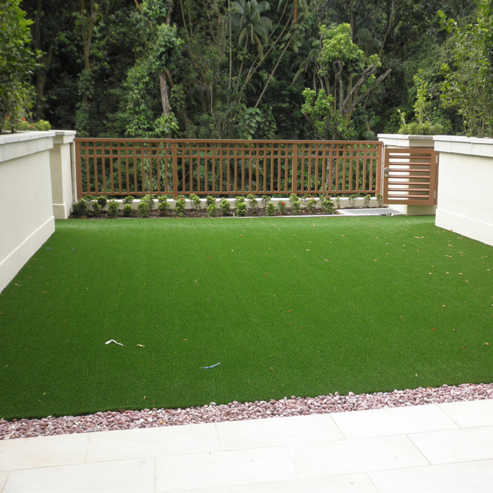 18mm Height 18900 Density Leou10 Landscaping Artificial Grass Carpet for Decoration