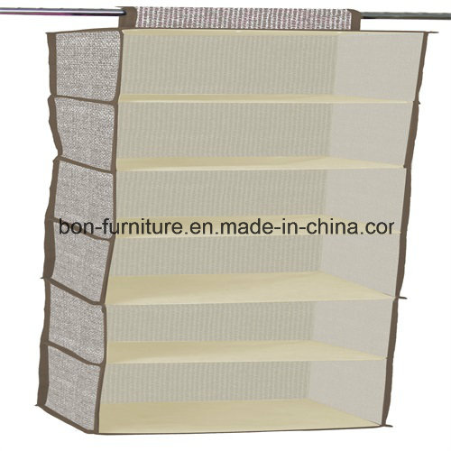 5 Shelf Hanging Wardrobe Storage Unit Sweater Organiser