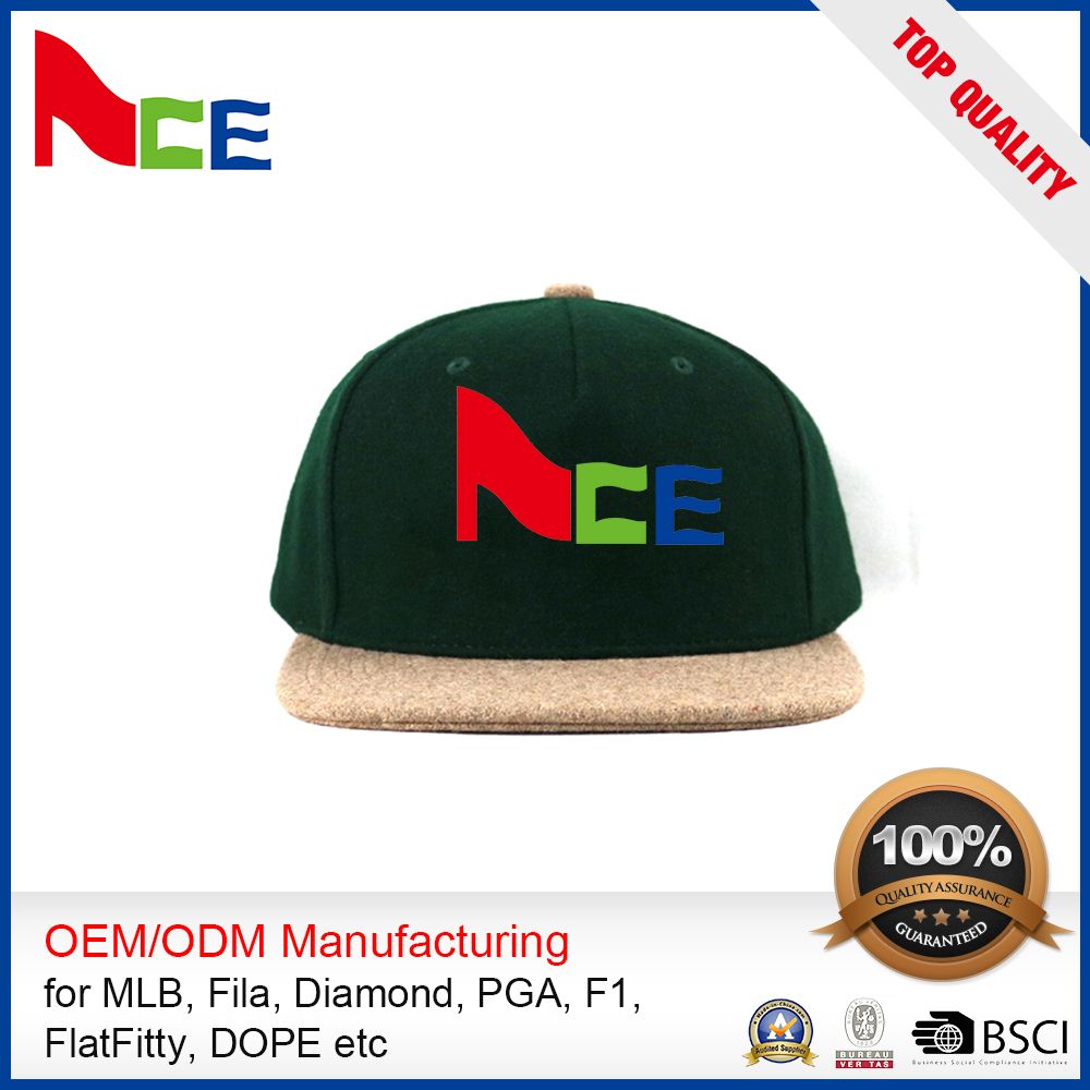 High Quality Customized Hot Sale Cool Flat Snapback Cap