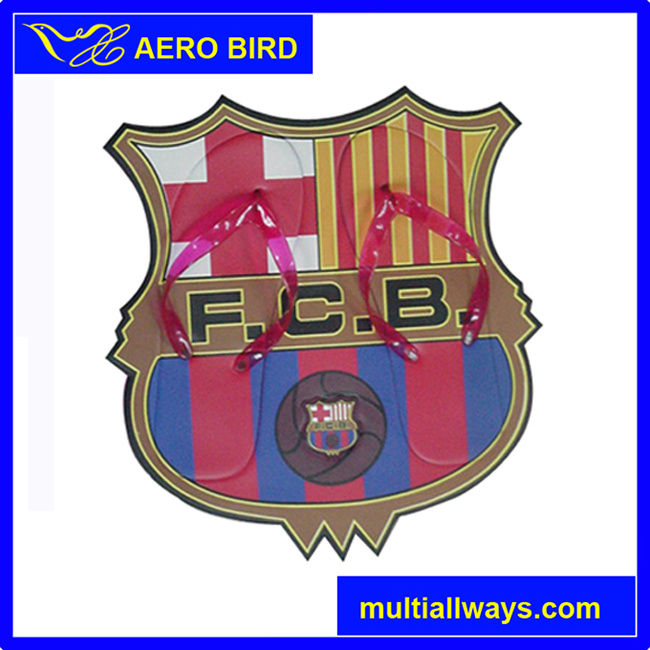 New Design Special Shield Shape PE Gift Slipper