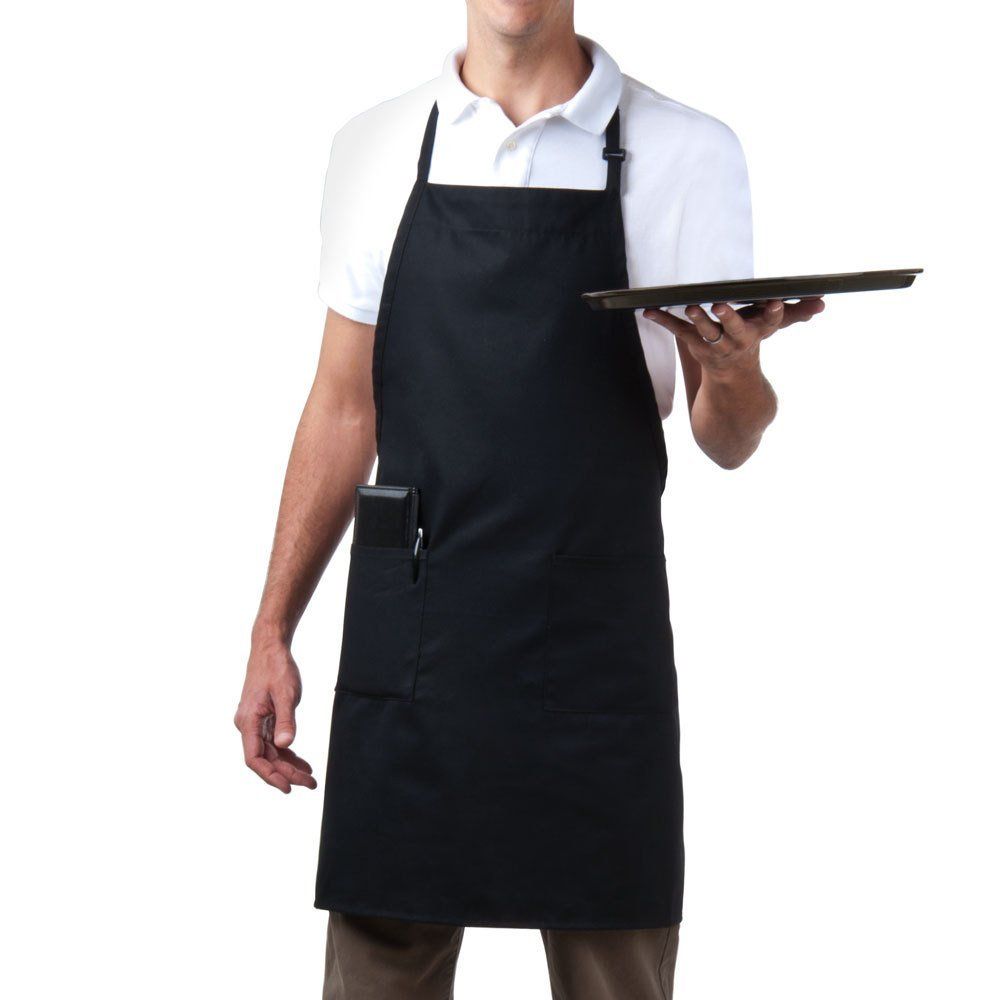 Customize Adjustable Polyester Cotton Neck Bib Apron