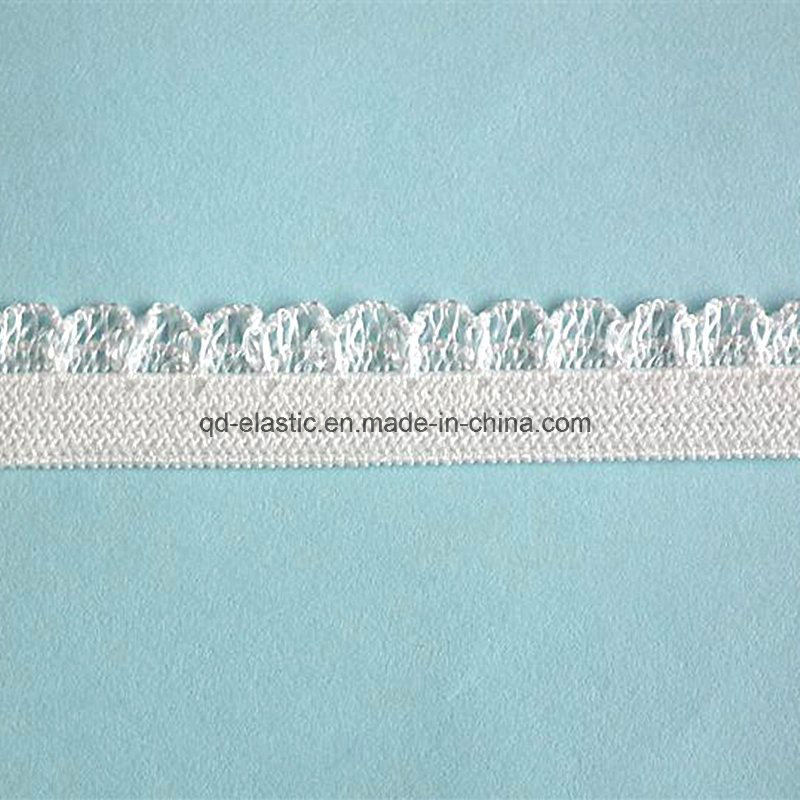 11mm Picot Lace Edge Comez Knitted Preshrunk Custom Color Stretch Piping