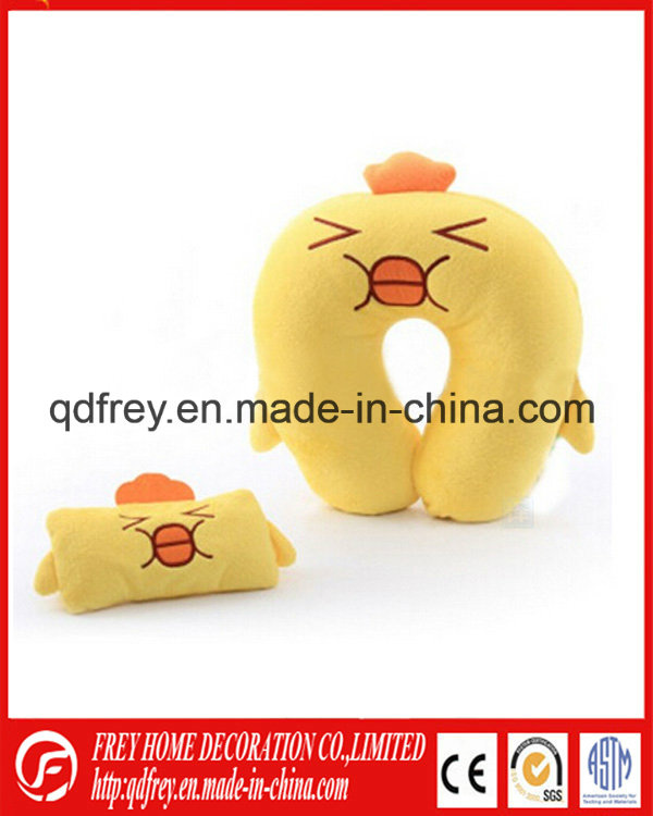 OEM Customized Plush Chicken Neck Cushion with Eye Mask