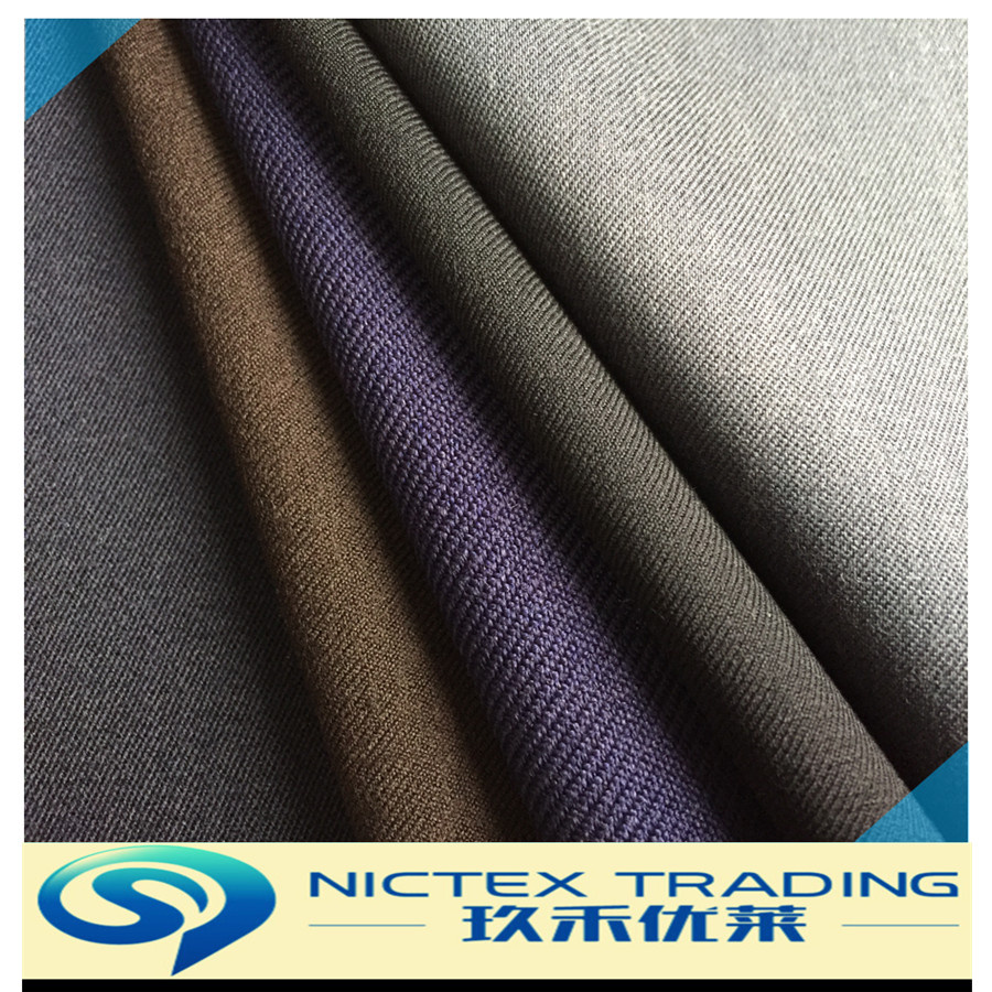 Official Wool Suit Fabric, Wool Men Suiting Fabric, Wool Polyester Fabric