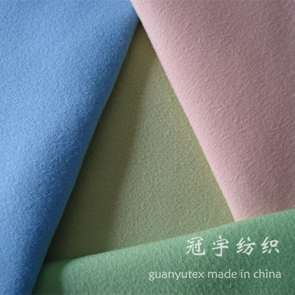 Decorative Flexible Short Pile Velour Fabric with Double Faced