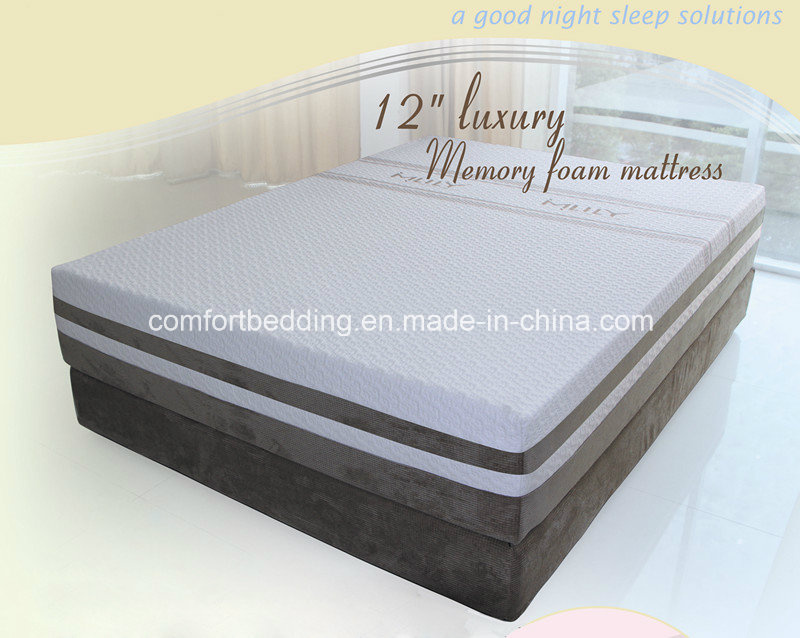 2016 Popular Memory Foam Cool Gel Queen Size Mattress