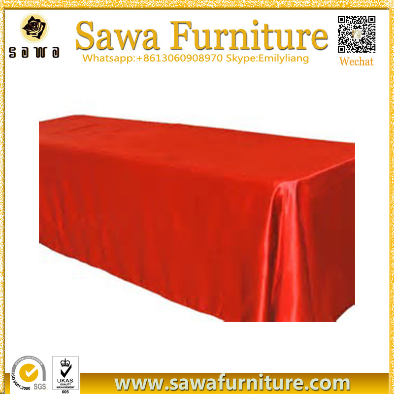 Spun Rectangular Trestle Table Banqueting Tablecloth