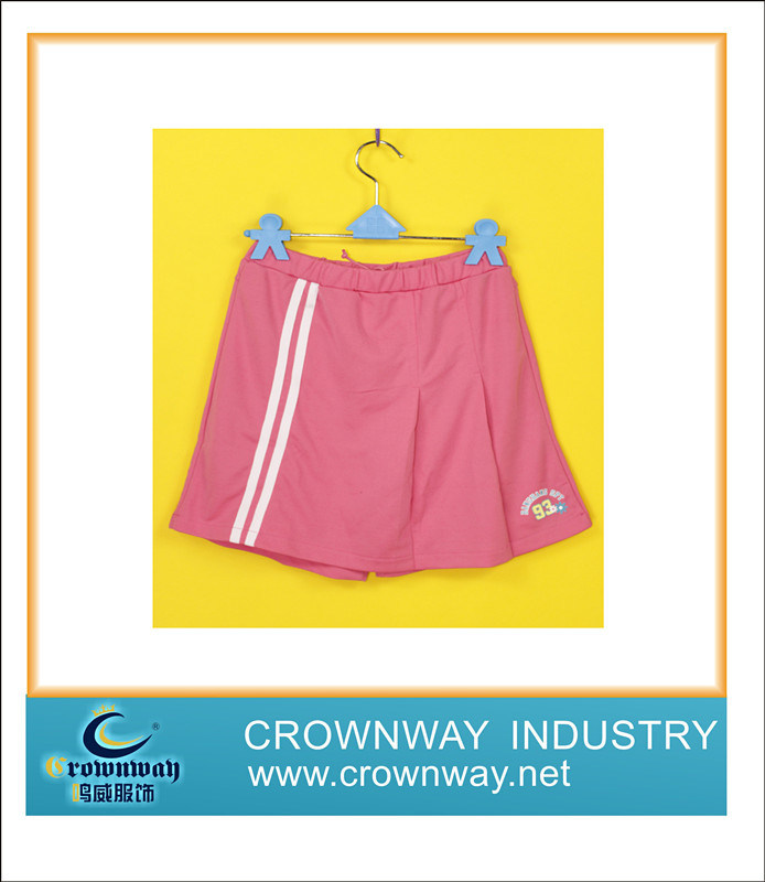 Customize Breathable Sport Short Skirt for Young Girl