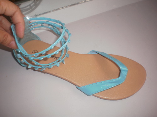 PU Material TPR Sole Dress Sandal for Summer