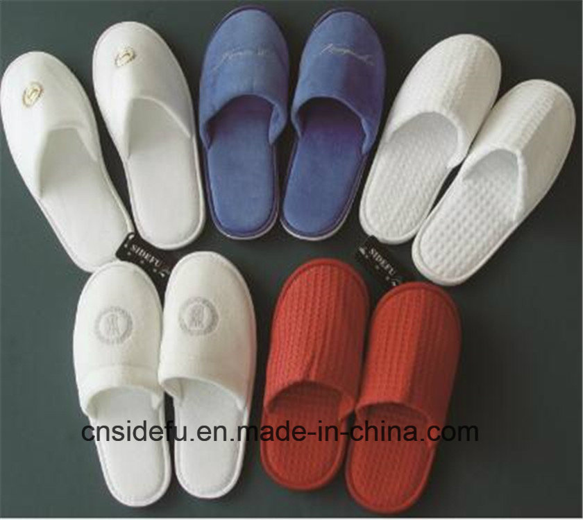 Wholesale Closed Open Toe Cheap Hotel Bath Slippers with Custom Logo