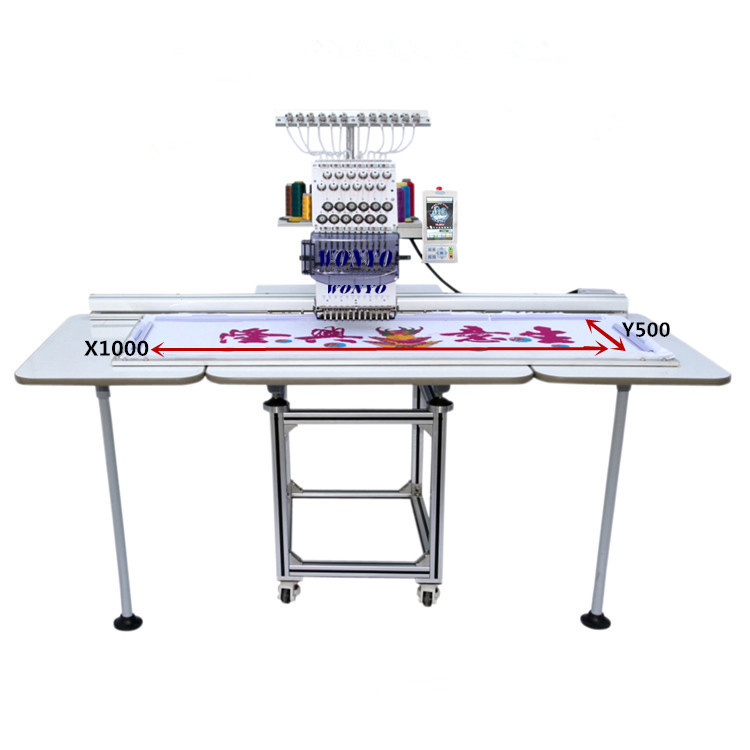 Wonyo Big Area Single Head Industrial Use Embroidery Machine